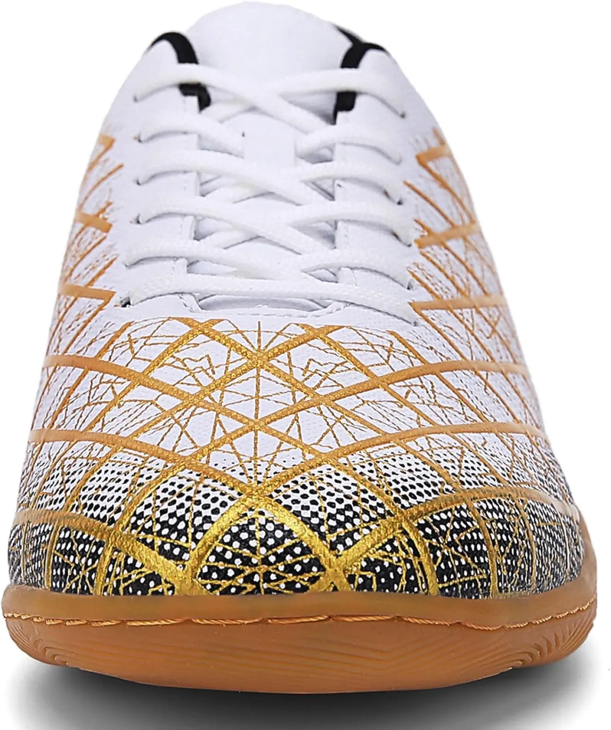 Men's Indoor Soccer Shoes Unisex Futsal Traine Sneaker for Training Flat Outsole