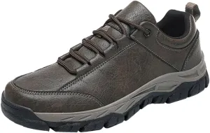 Men’s Lace Up Casual Fashion Non-Slip Microfiber Leather Shoes
