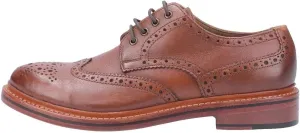 Mens Quenington Leather Goodyear Welt Lace Up Shoe Brown Size UK 9 EU 43
