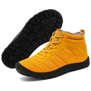 Men's Snow Boots Cold-Proof Straps Winter Shoes Hiking Shoes Footwear Non-slip & Waterproof Winter Barefoot Shoe