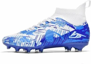 Men's Soccer Shoes Football Cleats High-Tops Lace-Up Non-Slip Spikes Indoor Outdoor Sports Athletic Baseball Lacrosse Sneaker