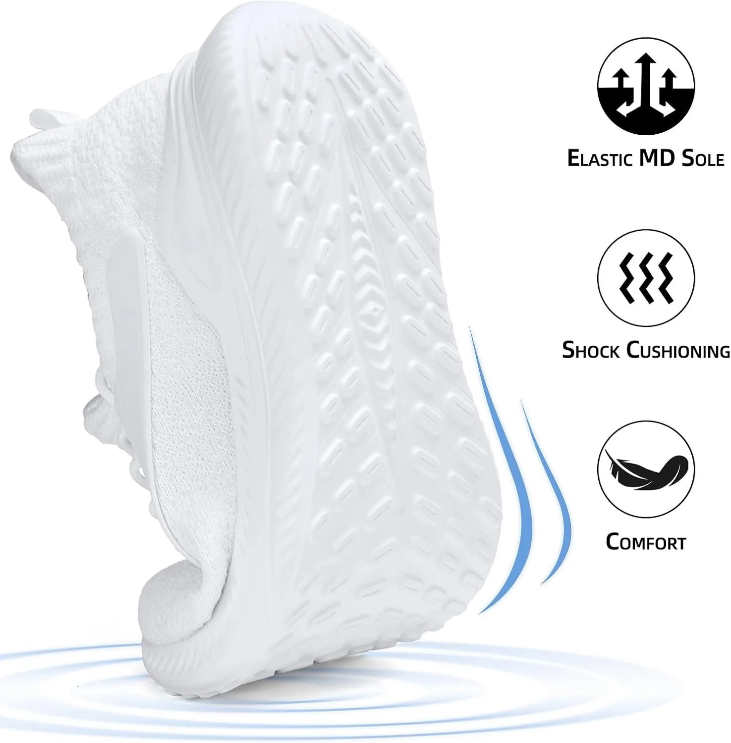 Mens Wide Sneakers Walking Shoes - Wide Slip on Tennis Shoes,Lightweight Breathable Comfortable Running Shoes for Athletic Workout Gym Jogging and Casual Wear Wide Width