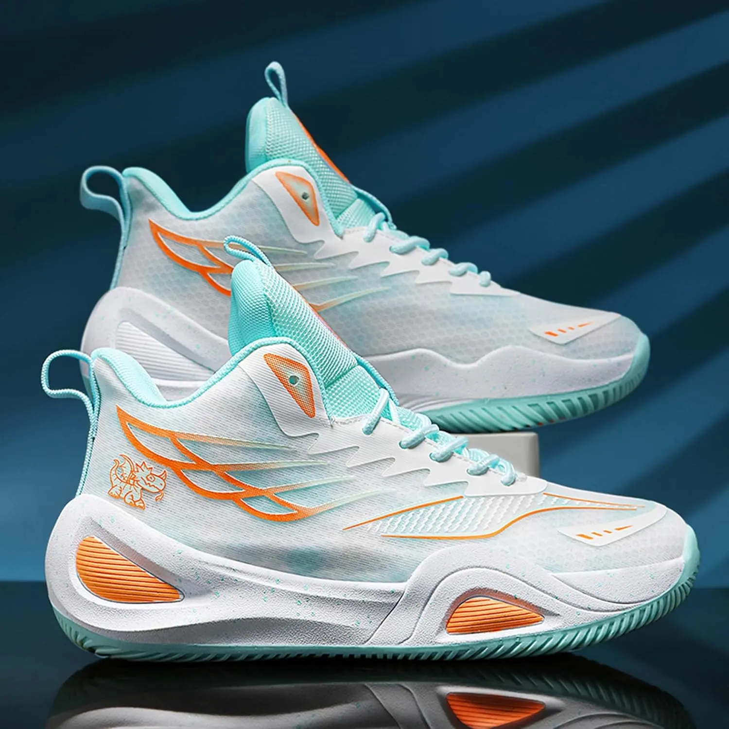 Mens Womens Couples Lace Up Mid Top Casual Sneakers Comfortable and Breathable Running Shoes Rubber Sole Non Slip Basketball Sneakers Walking Shoes Wear Resistant and Durable Fitness Training Shoes