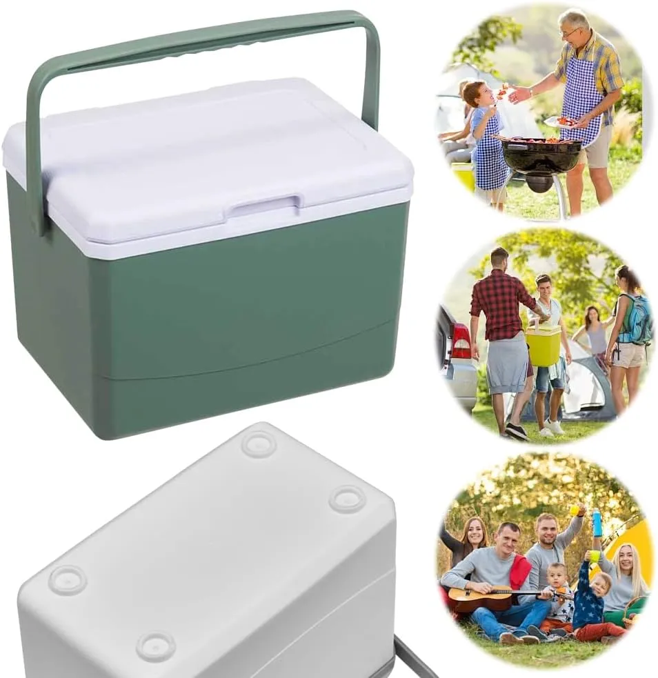 Mini Insulated Hard Cooler Lunch Box, 5 Quart Small Cooler with Handle, Portable Ice Retention Cooler Lunch Boxes for Camping, Picnic, Beach