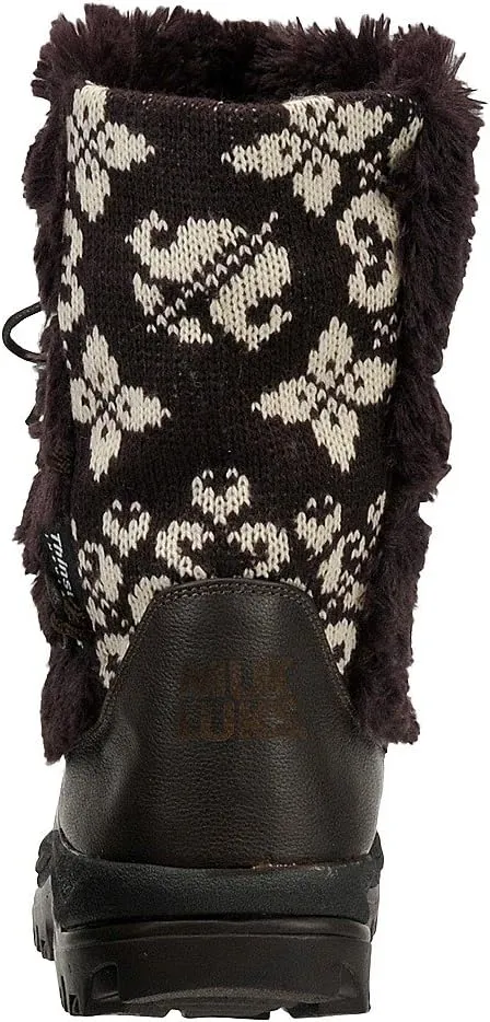 MUK LUKS Women's Massak Swirley Scroll Snow Boot