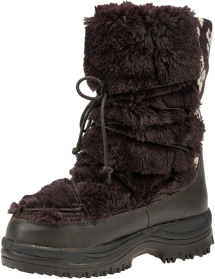 MUK LUKS Women's Massak Swirley Scroll Snow Boot