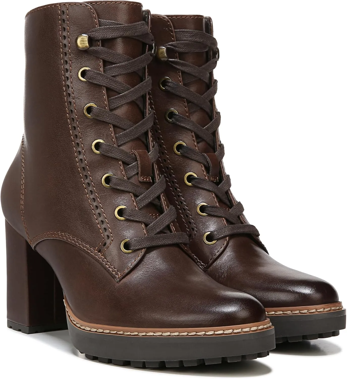 Naturalizer Women's Callie Heeled Lace-Up Bootie
