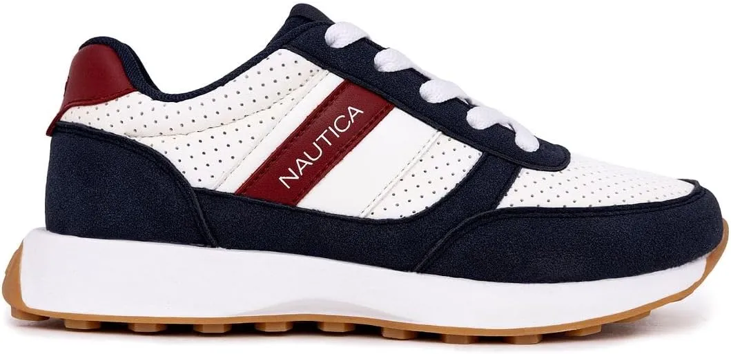 Nautica Kids Boys Casual Lace-Up Fashion Sneakers Oxford Comfortable Walking Shoe (Big Kid - Little Kid - Toddler)