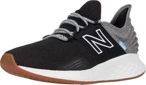 New Balance Kid's Fresh Foam Roav V1 Lace-up Running Shoe, Black, 7
