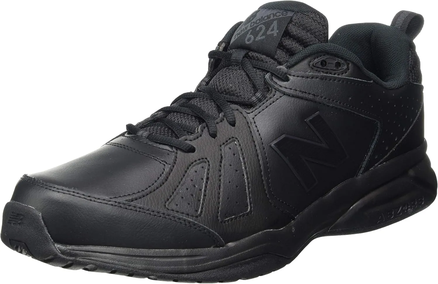 New Balance Men's Training Fitness Shoes, Black, 12.5 Wide