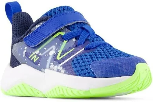 New Balance Unisex-Baby Rave Run V2 Bungee Lace with Top Strap Shoe