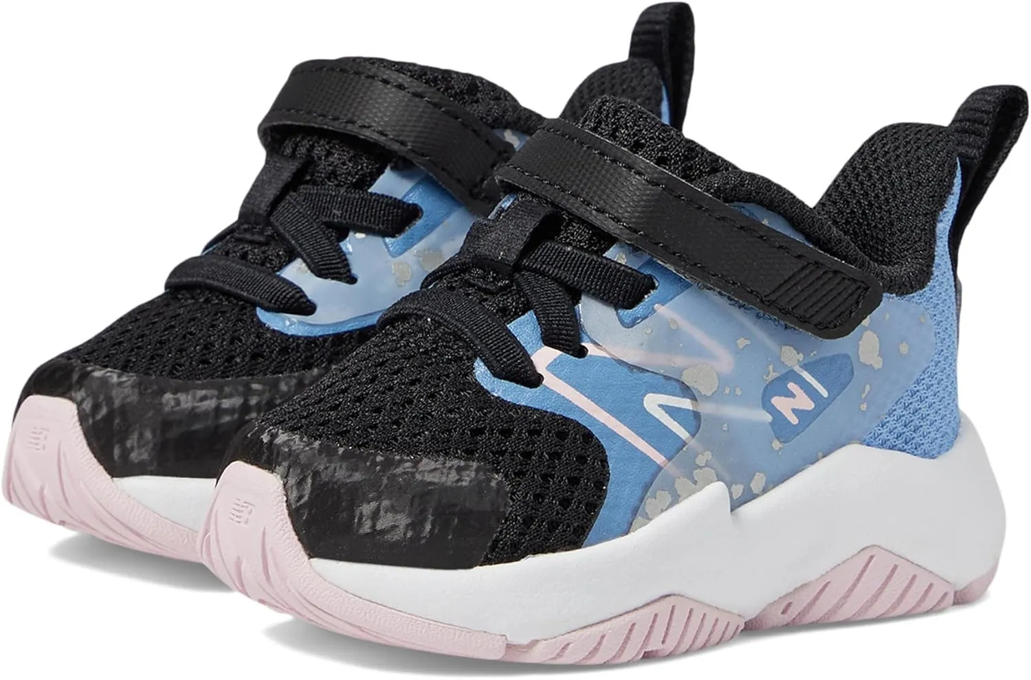 New Balance Unisex-Baby Rave Run V2 Bungee Lace with Top Strap Shoe