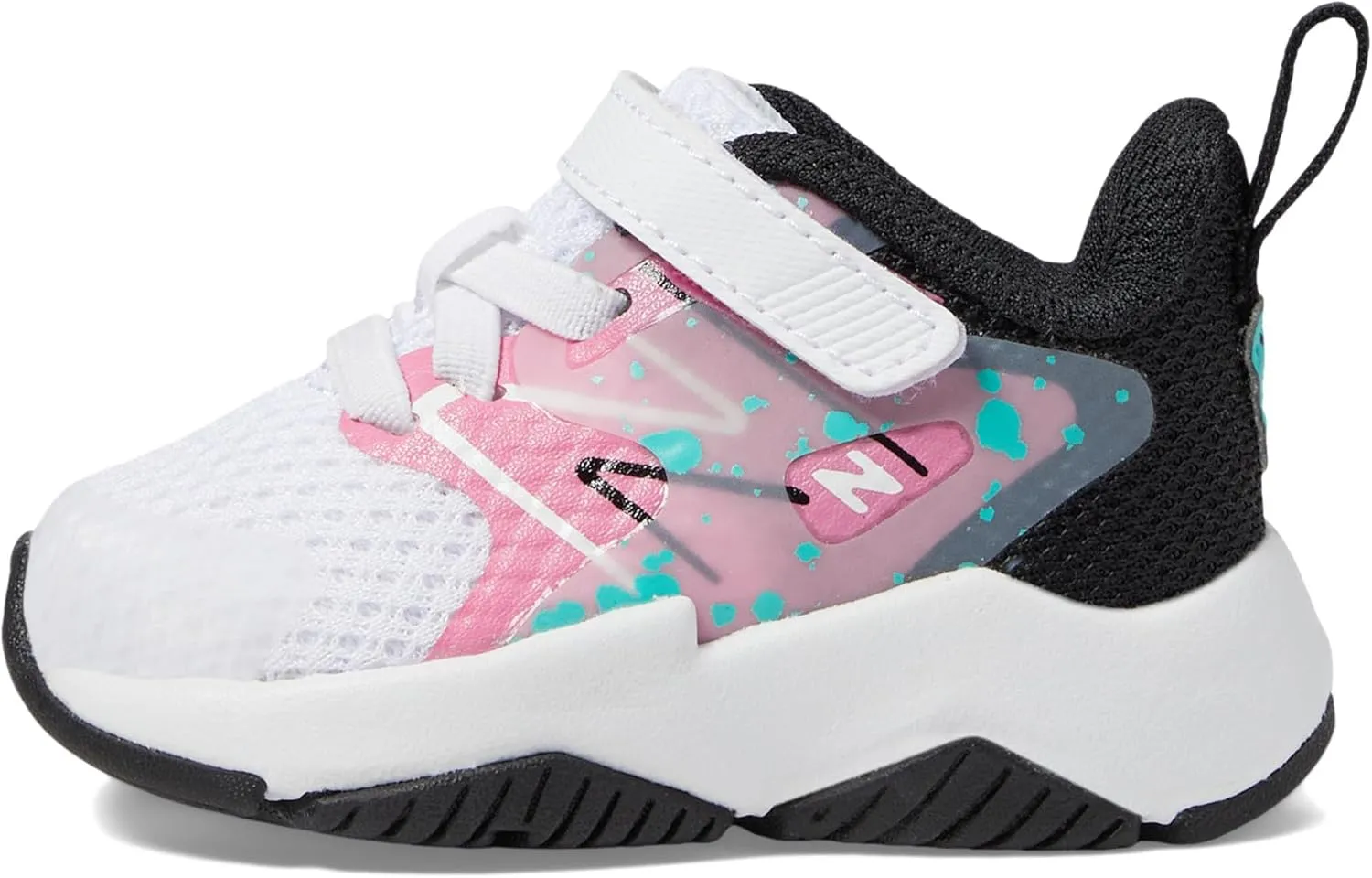 New Balance Unisex-Baby Rave Run V2 Bungee Lace with Top Strap Shoe