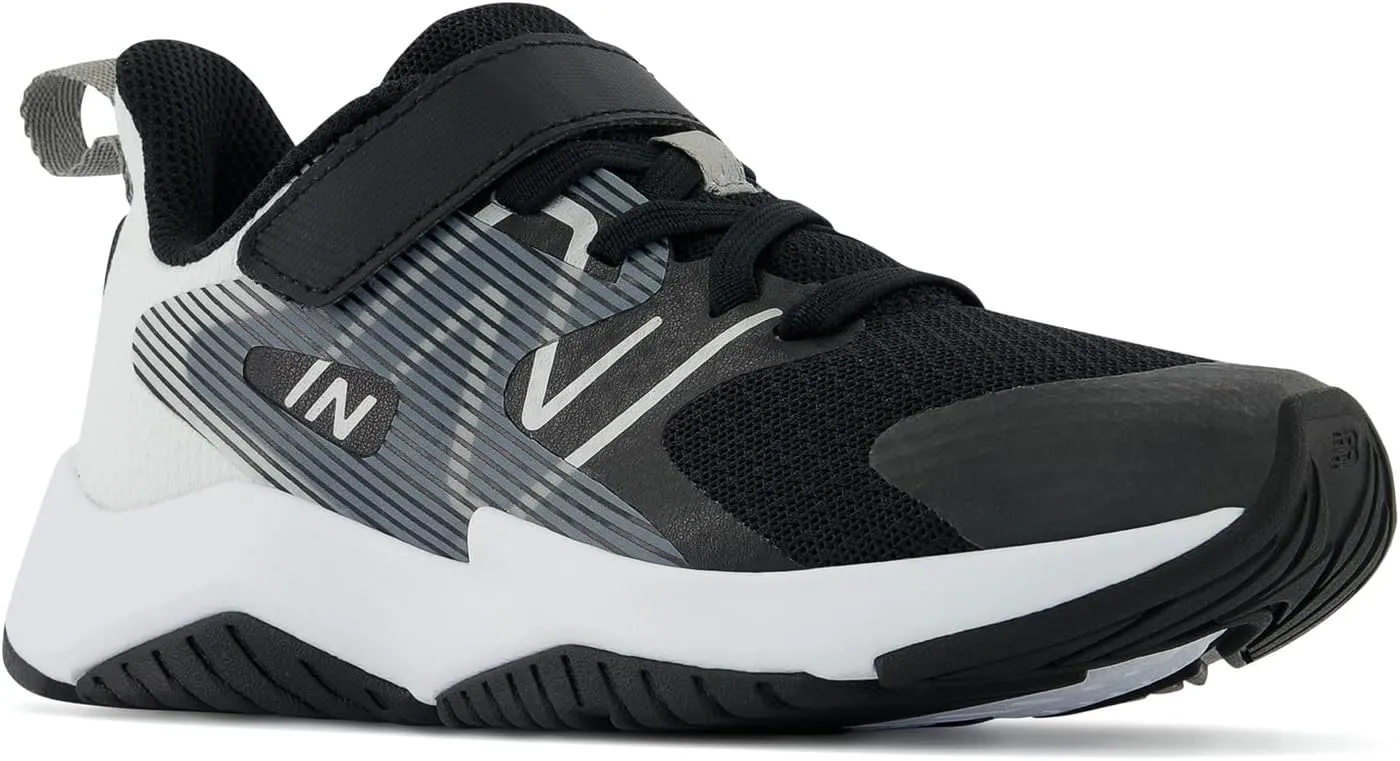 New Balance Unisex-Child Rave Run V2 Bungee Lace with Top Strap Shoe