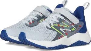 New Balance YTRAVKG2 Running Shoe, Granite/Inkwell/Pixel Green, 1 Wide US Unisex Little_Kid