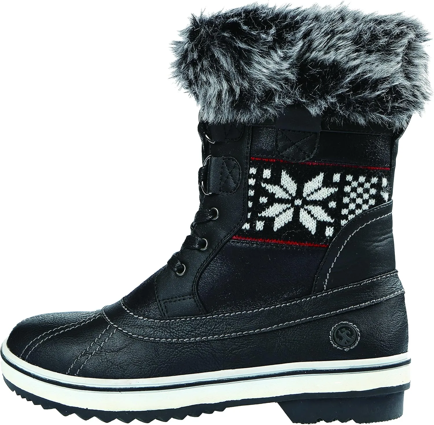 Northside Women's Brookelle Winter Snow Boot, Black, 9 M US
