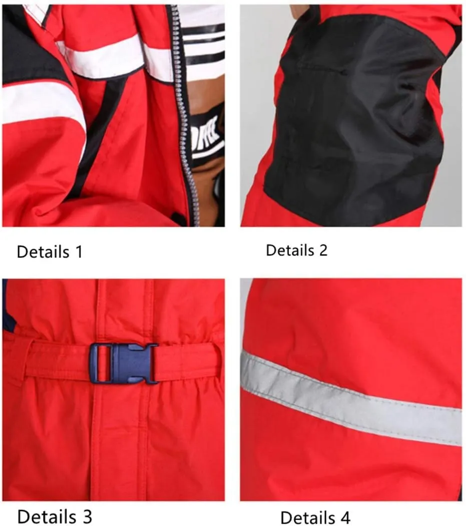 One-Piece Snowsuit Water Resistant Windproof Taslon Reflective for Kids/Boys, Girls