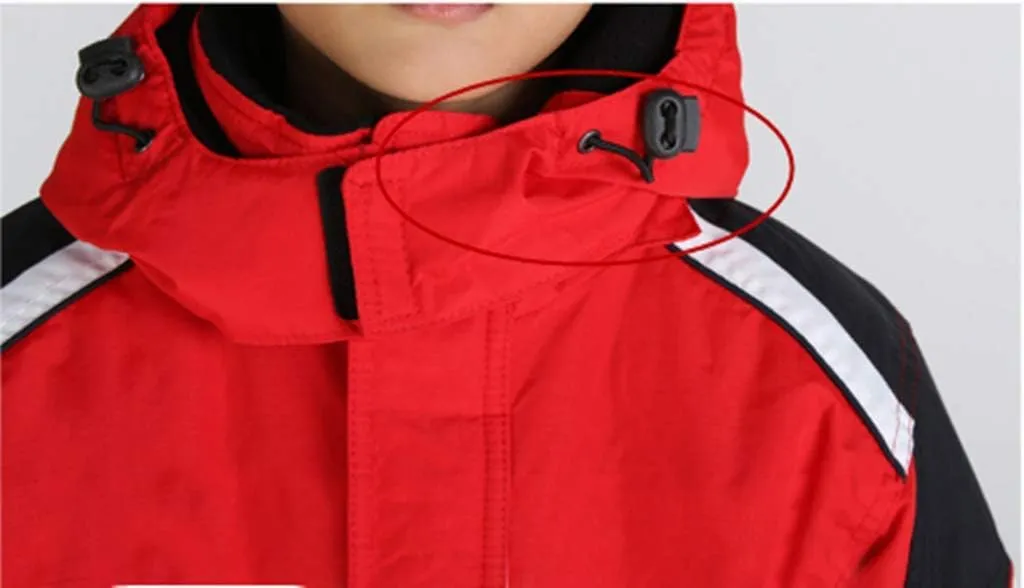 One-Piece Snowsuit Water Resistant Windproof Taslon Reflective for Kids/Boys, Girls