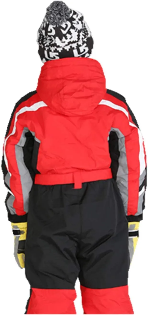 One-Piece Snowsuit Water Resistant Windproof Taslon Reflective for Kids/Boys, Girls