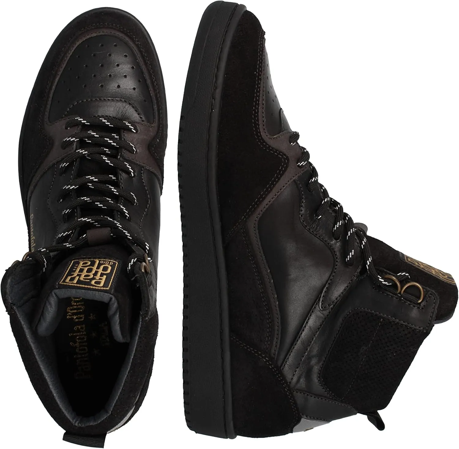 Pantofola D'ORO Pantofola d'ORO Baveno Uomo Low Men's Lace-Up Shoe with Label Appliqué