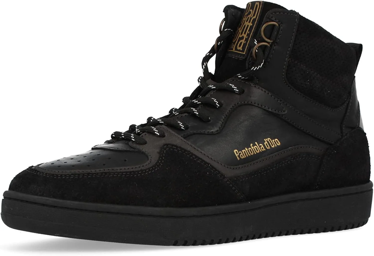 Pantofola D'ORO Pantofola d'ORO Baveno Uomo Low Men's Lace-Up Shoe with Label Appliqué
