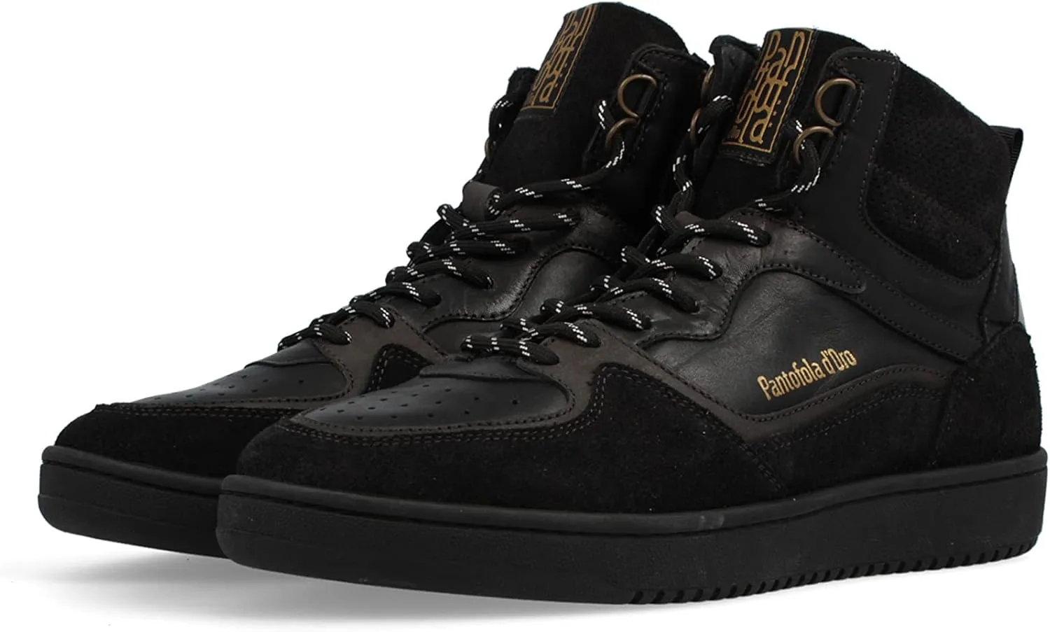 Pantofola D'ORO Pantofola d'ORO Baveno Uomo Low Men's Lace-Up Shoe with Label Appliqué