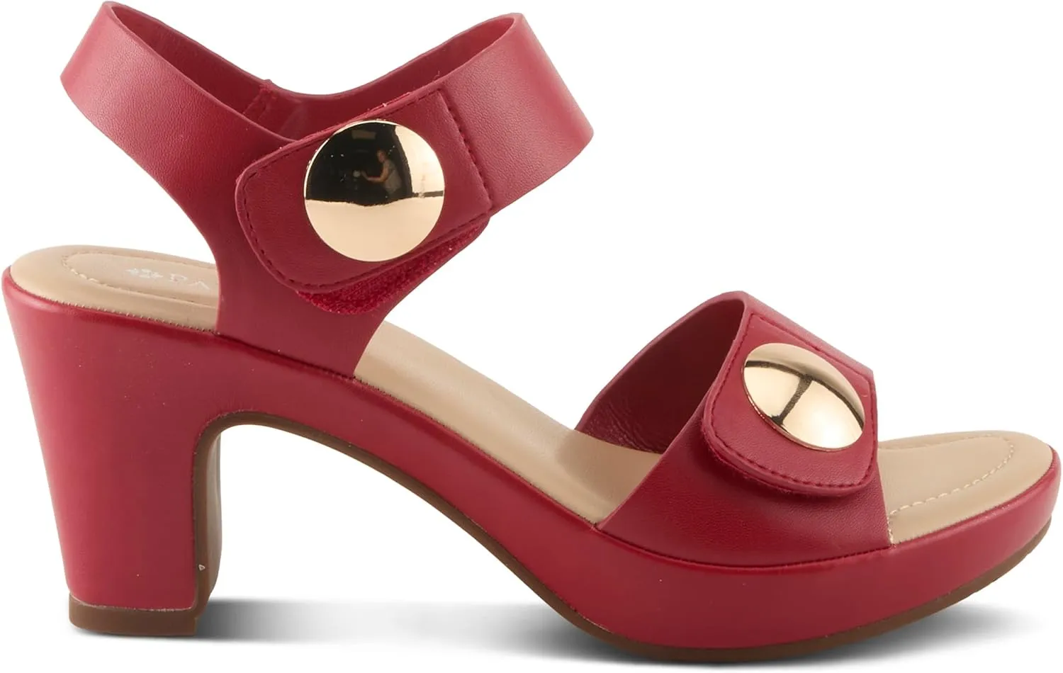 PATRIZIA Spring Step Dade Sandals for Women - Ladies Casual Platform Sandal with Hook and Loop - Slip-On Womens Sandals for Any Event