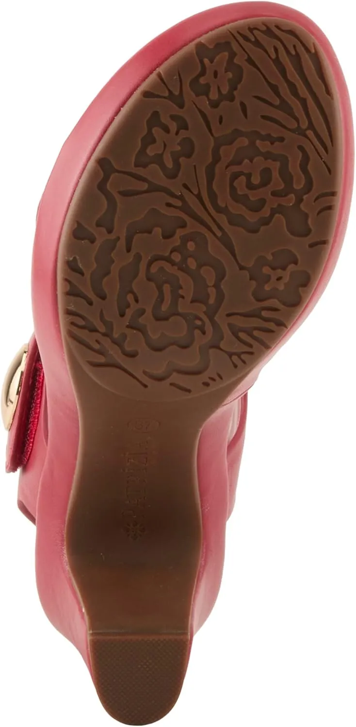 PATRIZIA Spring Step Dade Sandals for Women - Ladies Casual Platform Sandal with Hook and Loop - Slip-On Womens Sandals for Any Event