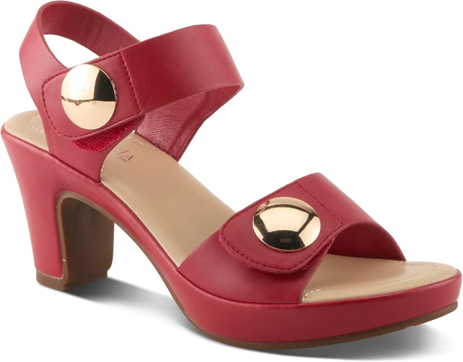 PATRIZIA Spring Step Dade Sandals for Women - Ladies Casual Platform Sandal with Hook and Loop - Slip-On Womens Sandals for Any Event