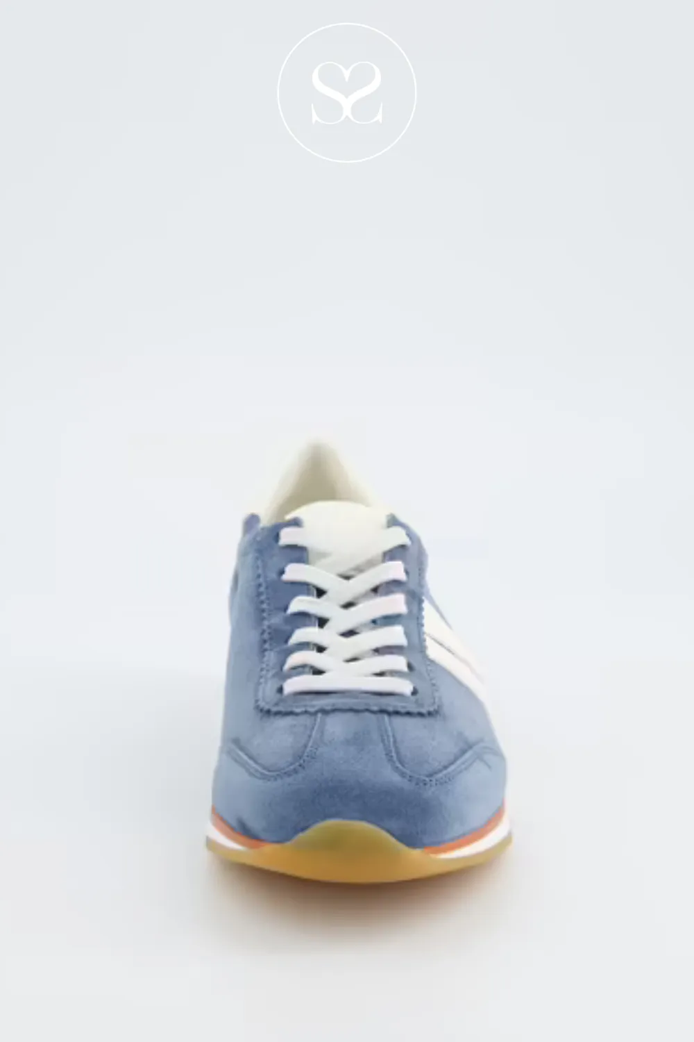 PAUL GREEN 5453 BLUE RETRO TRAINERS