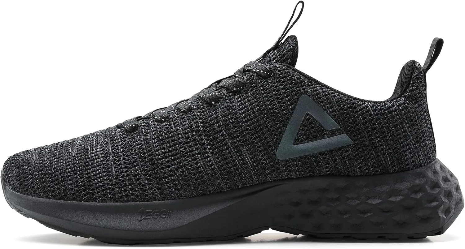 PEAK Taichi Mens Comfortable Lightweight Running Shoes - Taichi EGGII Cushioning Breathable Walking Sneakers for Casual Workout, Training, Fitness, Gym, Jogging