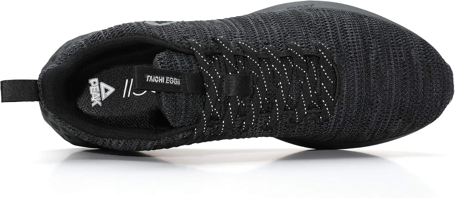 PEAK Taichi Mens Comfortable Lightweight Running Shoes - Taichi EGGII Cushioning Breathable Walking Sneakers for Casual Workout, Training, Fitness, Gym, Jogging
