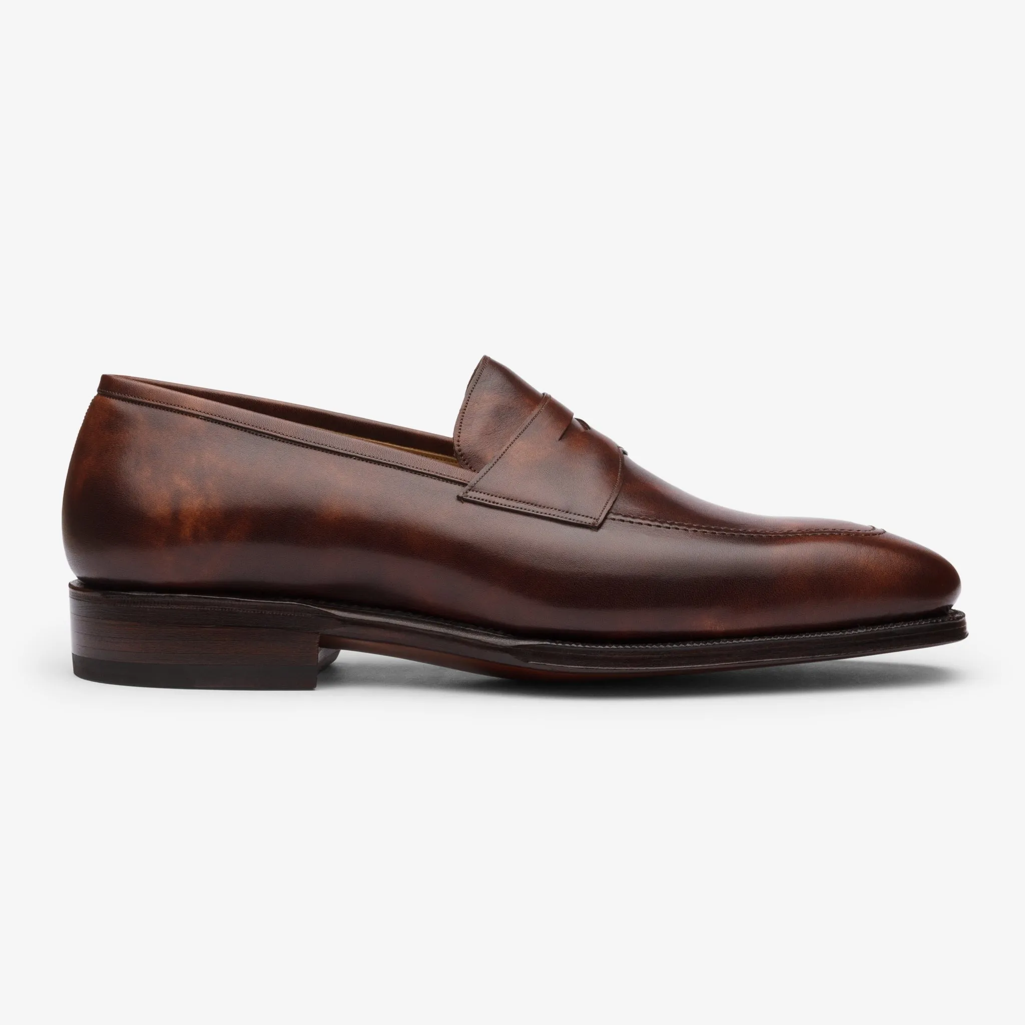Penny Loafer - Brown Museum calf - Deer Last