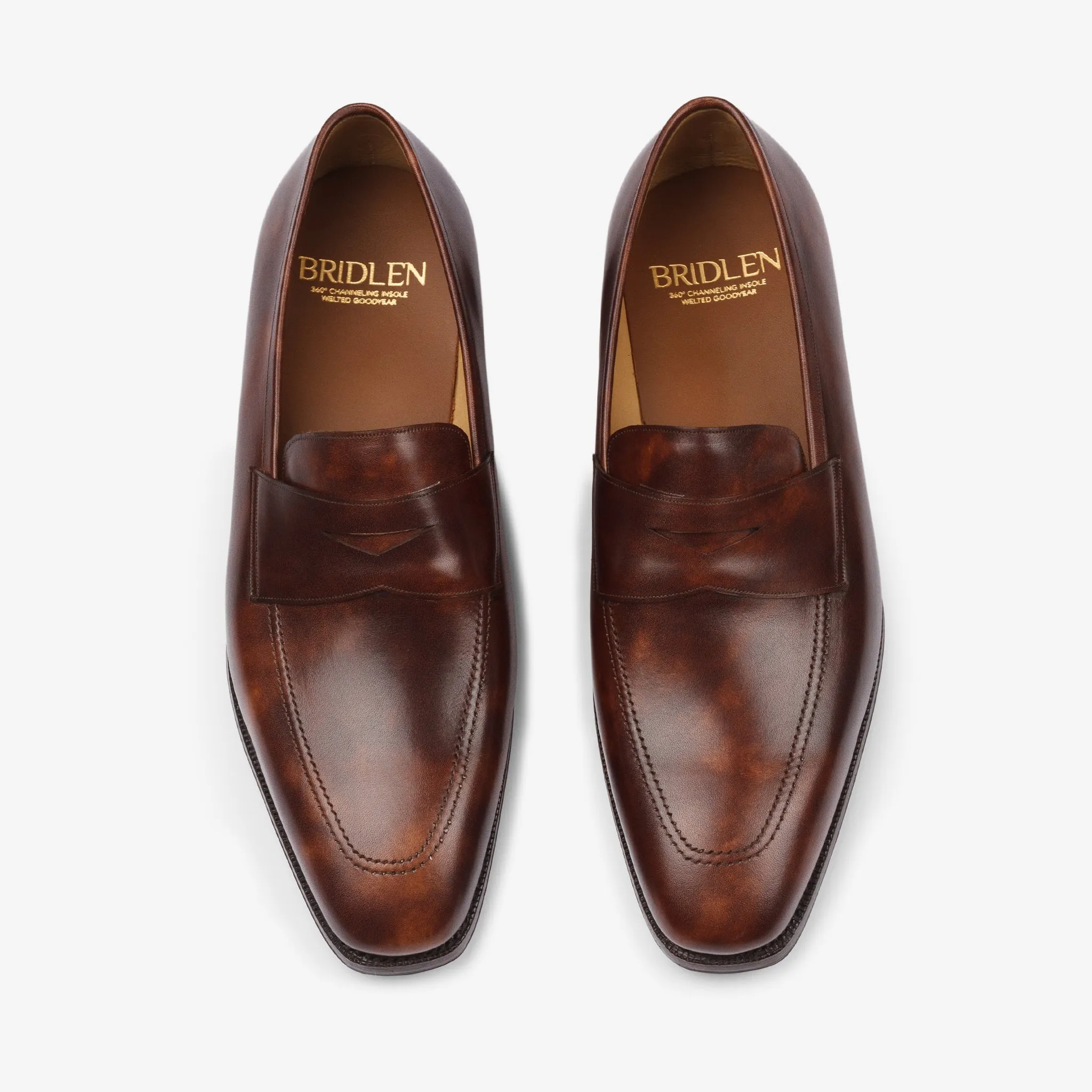Penny Loafer - Brown Museum calf - Deer Last