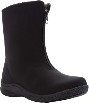 Propét Women's Madi Mid Zip Snow Boot, Black, 6 Medium US