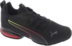 PUMA Axelion NXT Fade Mens Running 115 DM US BlackHigh Risk Red