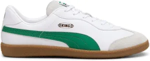 PUMA Men's King 21 Indoor Training Sneaker (White/Green, US Footwear Size System, Adult, Men, Numeric, Medium, 11)