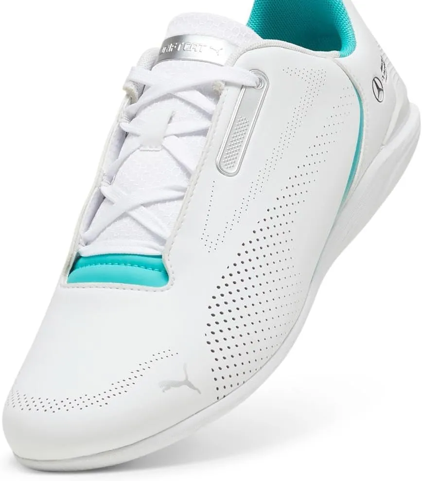 PUMA Men's Mercedes AMG Petronas F1 Drift Cat Decima Shoes, Black-Fizzy Green, 13