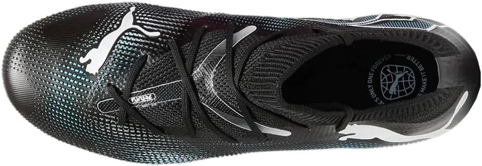 PUMA Womens Future 7 Match Firm GroundArtificial Ground Lace Up Soccer Cleats - Black, Pink