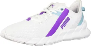 Puma Women's Weave XT Sneaker, White-Milky Blue-Royal Lilac, 4 M US Big Kid
