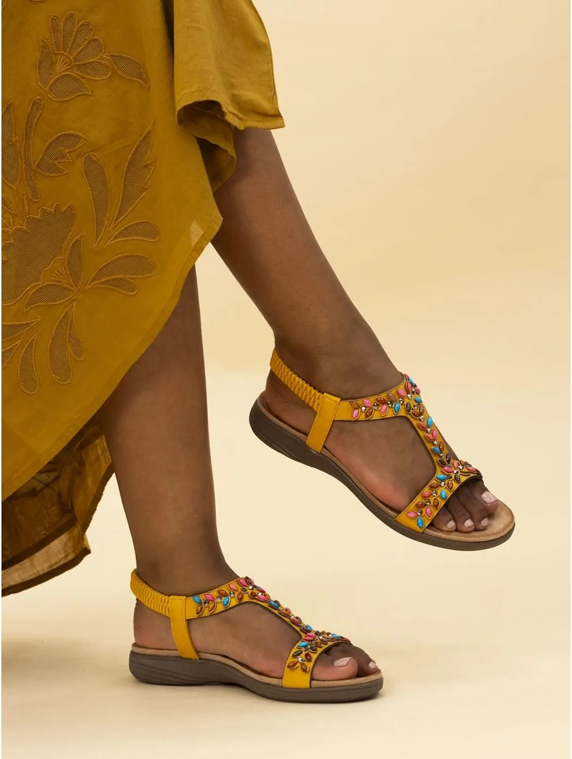 Ravello Women's Mustard Sandals
