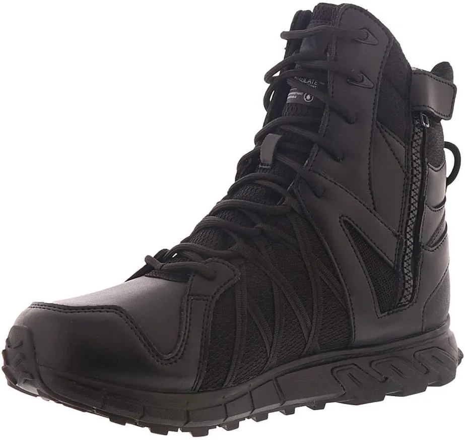 Reebok Men's Rb3455 Trailgrip 8" Tactical Waterproof Insulated Construction Boot Black Work & Safety