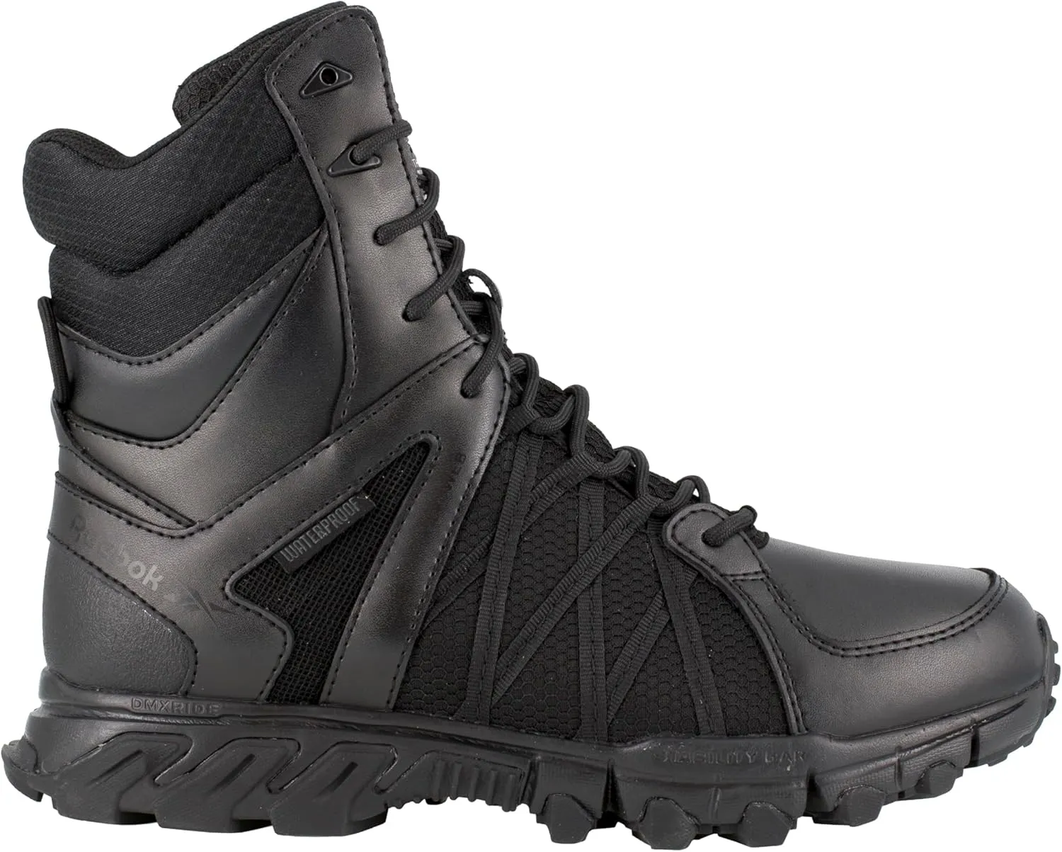 Reebok Men's Rb3455 Trailgrip 8" Tactical Waterproof Insulated Construction Boot Black Work & Safety