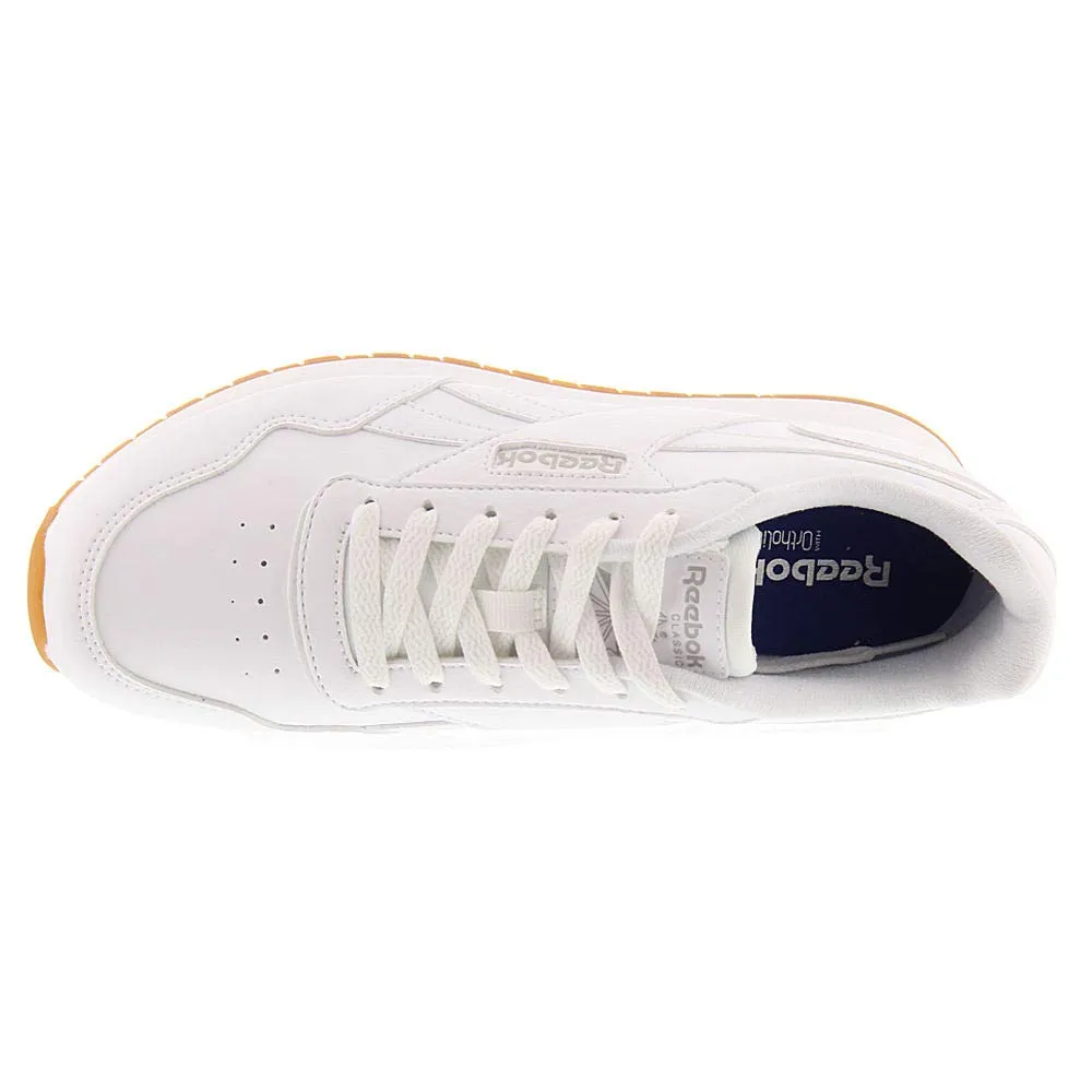 Reebok Women's Classic Harman Run Sneaker 5.5 White/Gum