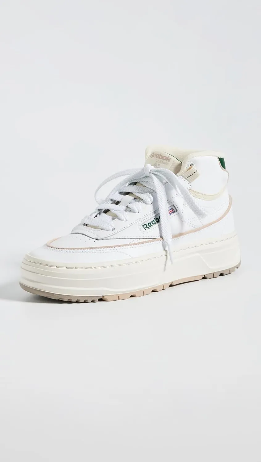 Reebok Women's Wo Club C Geo Mid Sneaker