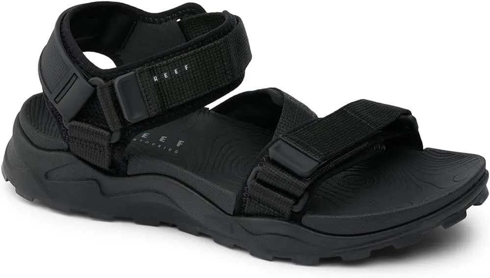 REEF Cross Shore Men's Casual Sport Sandal, Adjustable Straps, Supportive Footbed, No Slip Traction
