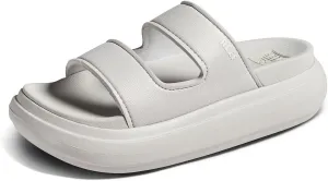 Reef Cushion Bondi 2 Bar Womens Slide Sandal, Lightweight and Supportive Footbed, Water Friendly