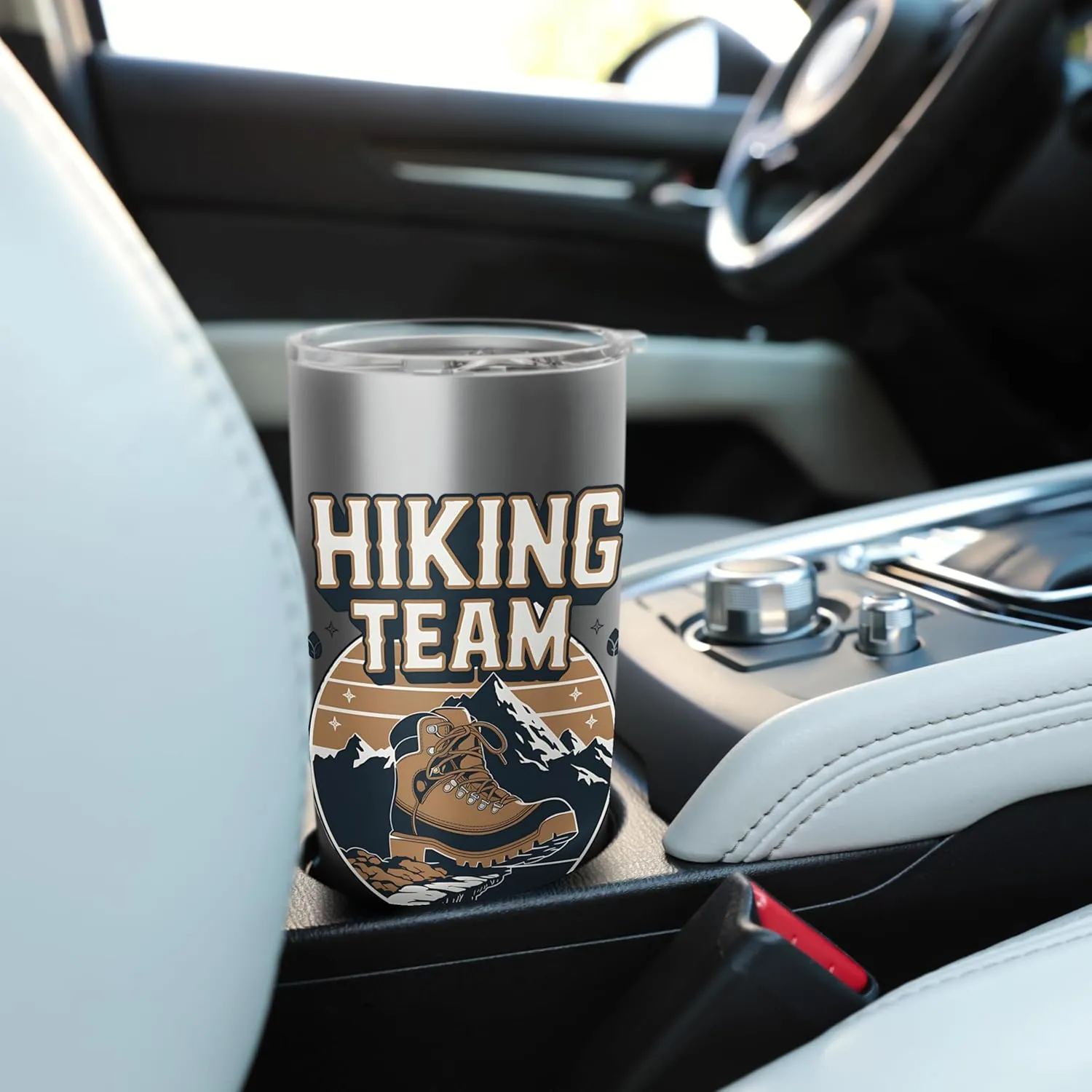 Retro Hiking Team Mountain Trekking Boot Backpacking Trip Stainless Steel Insulated Tumbler