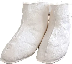 Reyox Men Sheepskin Boot Liners, Thick Warm Wool Fluffy Fleece Replacement Liners for Boots Rainboots