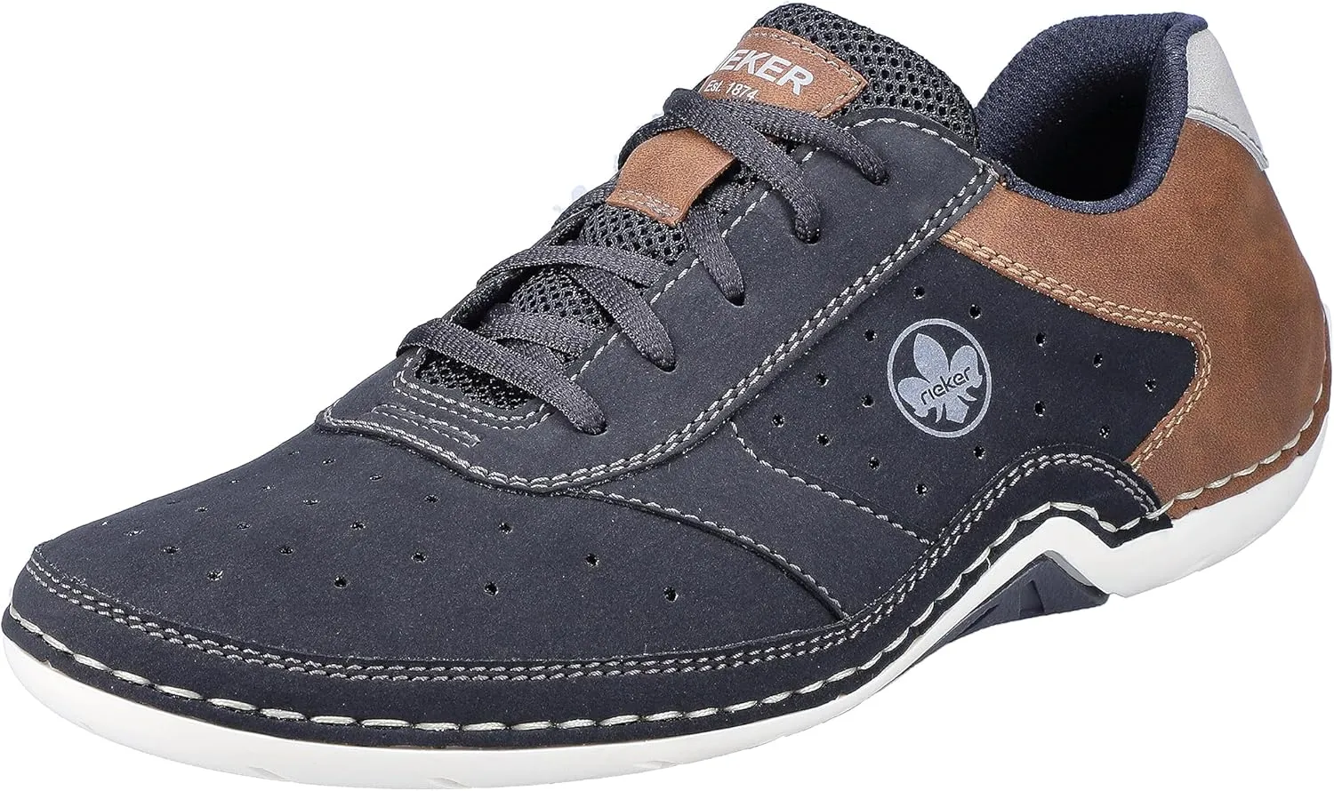Rieker Men's Classic Lace-up Half Shoe